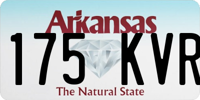 AR license plate 175KVR