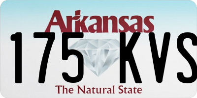 AR license plate 175KVS