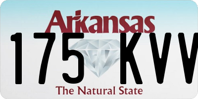 AR license plate 175KVV
