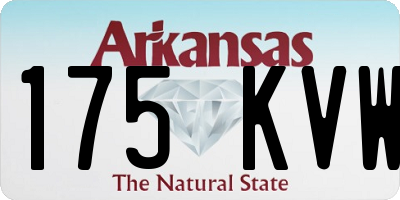 AR license plate 175KVW