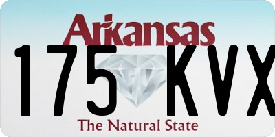 AR license plate 175KVX