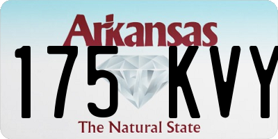 AR license plate 175KVY