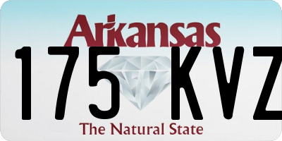 AR license plate 175KVZ