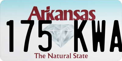 AR license plate 175KWA