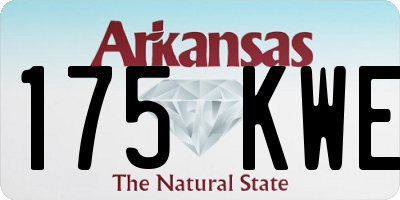 AR license plate 175KWE