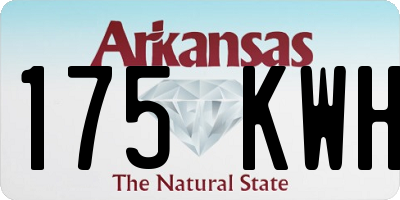 AR license plate 175KWH
