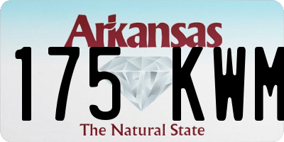 AR license plate 175KWM