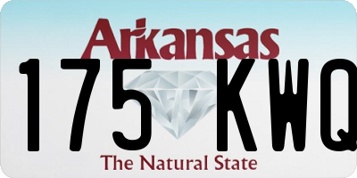 AR license plate 175KWQ