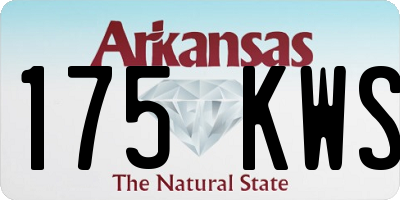 AR license plate 175KWS