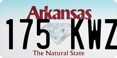 AR license plate 175KWZ