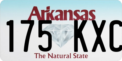 AR license plate 175KXC