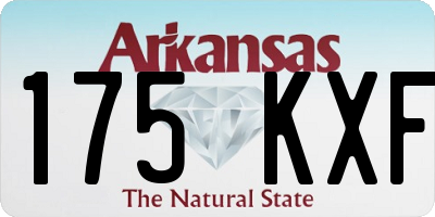 AR license plate 175KXF