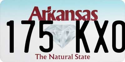 AR license plate 175KXO