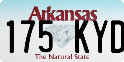 AR license plate 175KYD