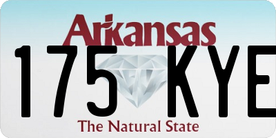 AR license plate 175KYE