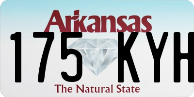 AR license plate 175KYH
