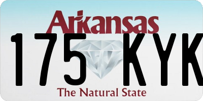 AR license plate 175KYK