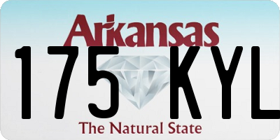AR license plate 175KYL