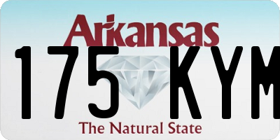 AR license plate 175KYM
