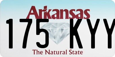 AR license plate 175KYY