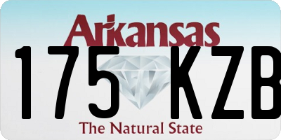 AR license plate 175KZB