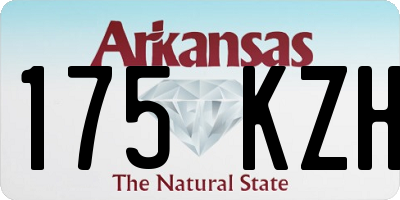 AR license plate 175KZH