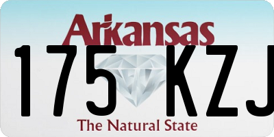 AR license plate 175KZJ
