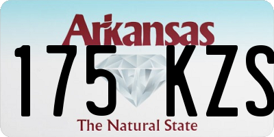 AR license plate 175KZS