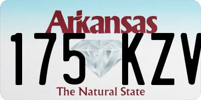 AR license plate 175KZV