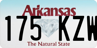 AR license plate 175KZW