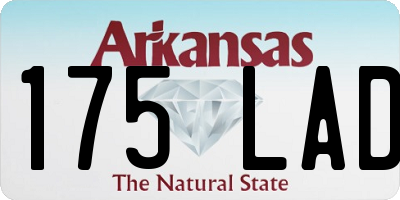 AR license plate 175LAD
