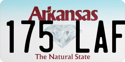AR license plate 175LAF