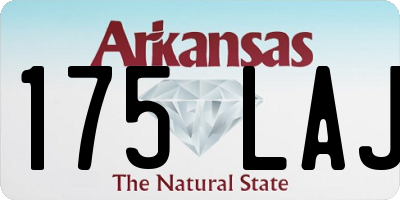 AR license plate 175LAJ