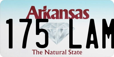 AR license plate 175LAM
