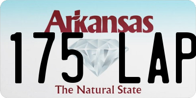 AR license plate 175LAP
