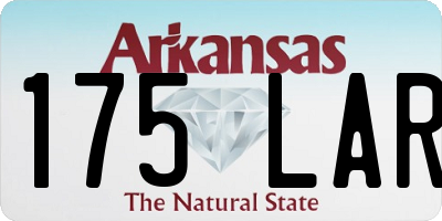 AR license plate 175LAR