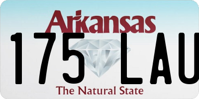 AR license plate 175LAU