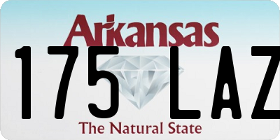 AR license plate 175LAZ