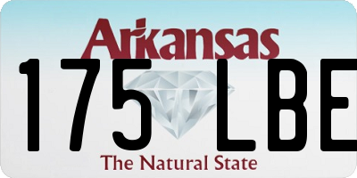 AR license plate 175LBE