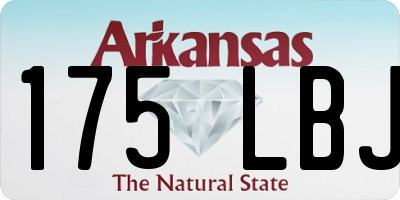 AR license plate 175LBJ