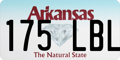 AR license plate 175LBL