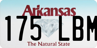 AR license plate 175LBM