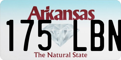AR license plate 175LBN
