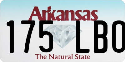 AR license plate 175LBO