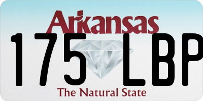 AR license plate 175LBP