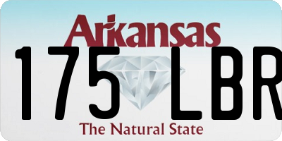 AR license plate 175LBR