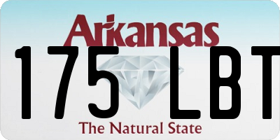 AR license plate 175LBT