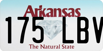 AR license plate 175LBV