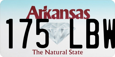 AR license plate 175LBW