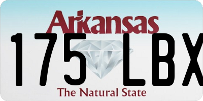 AR license plate 175LBX